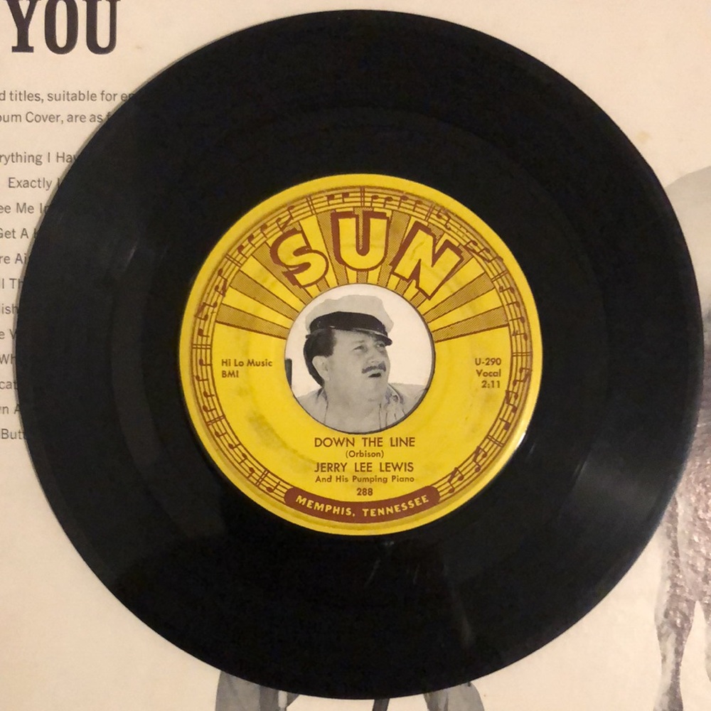 Jerry Lee Lewis Breathless Vinyl 45 Record '58